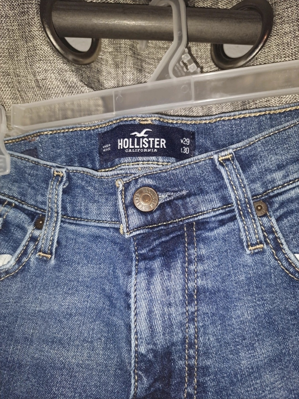 Hollister Men’s Blue Denim Jeans - Classic Fit